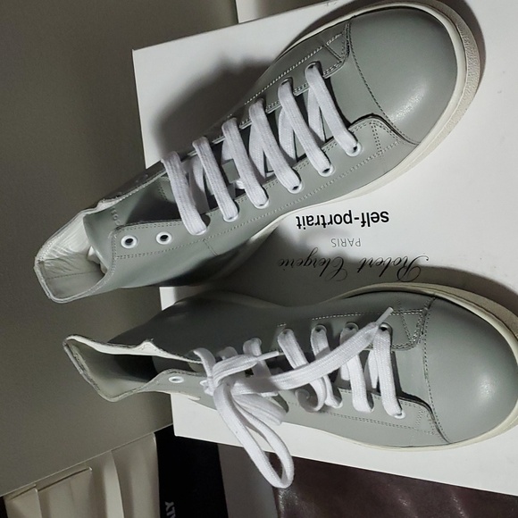 Sz 41 NIB $440 Marc Jacobs leather high tops main image 6